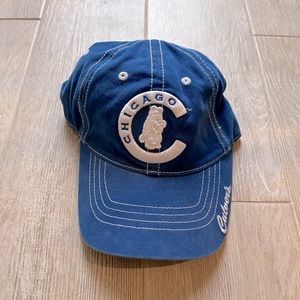 Chicago Cubs Throwback Logo Velcro Back Hat